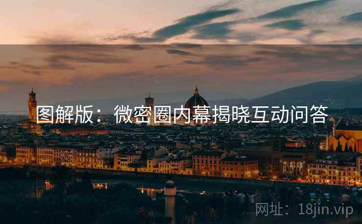 图解版：微密圈内幕揭晓互动问答