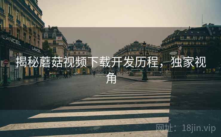 揭秘蘑菇视频下载开发历程，独家视角